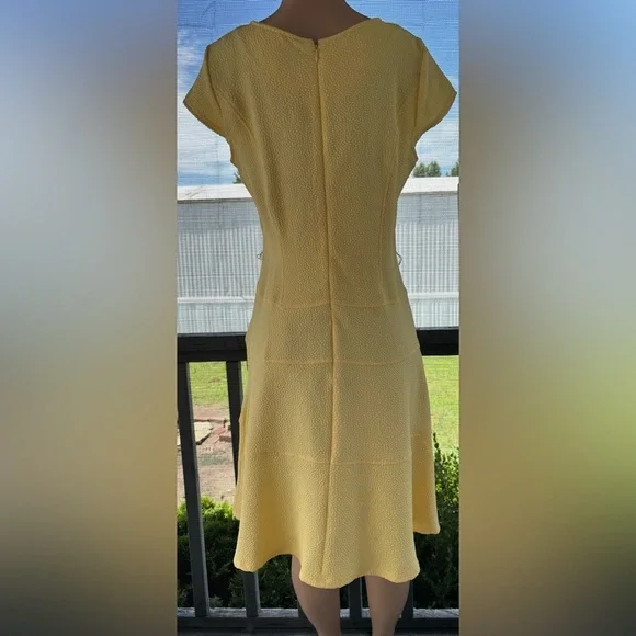 Sharagano Green Sleeveless A-Line Mini Dress - Picture 6 of 7